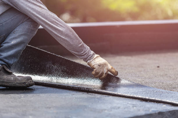 Professional Basement Waterproofing technician working in Essington, PA